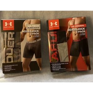 Under Armour BoxerJock XXL New In Box (2 pack in 2 Boxes) 6 inch inseam